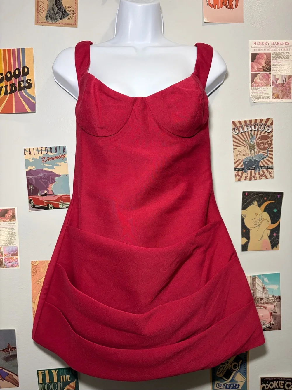 showpo red satin dress Roxanne Maxi Dress